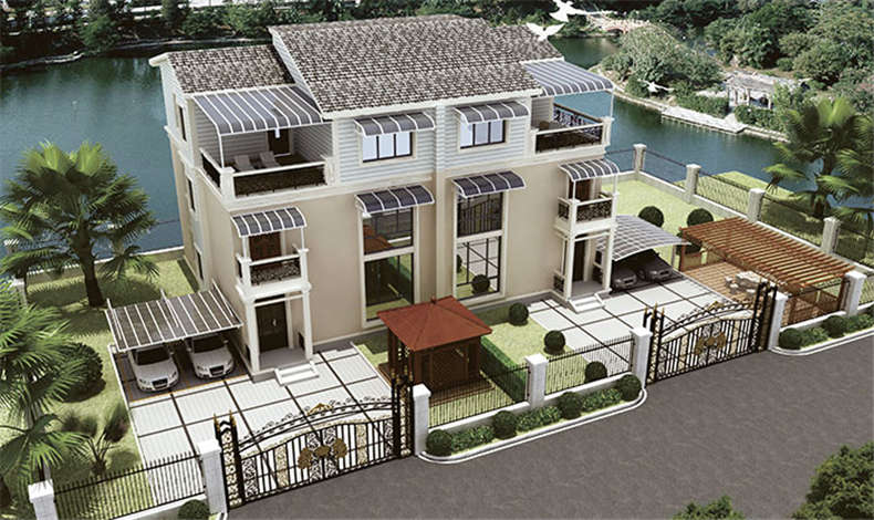 別墅配套建設，至尊卡爾不止是雨棚