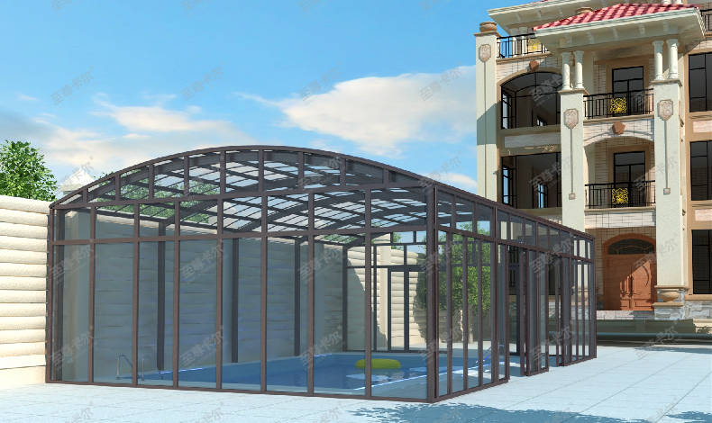 【效果圖】免費(fèi)測量設(shè)計(jì)（泳池棚）